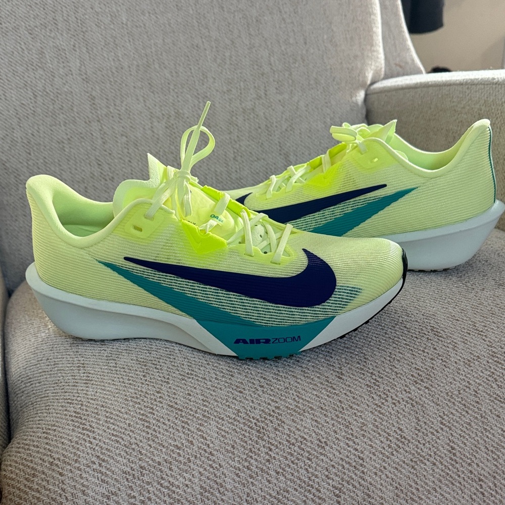 Nike Men’s Air Zoom Running Shoes - Lime Green and Navy
